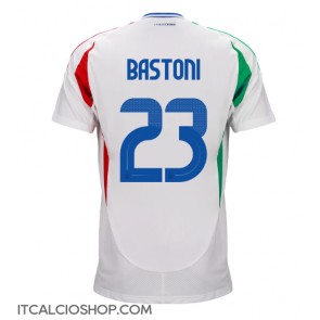 Italia Alessandro Bastoni #23 Seconda Maglia Europei 2024 Manica Corta